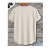 Men Playing Card Print T-Shirt